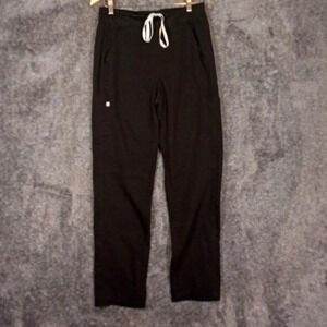Figs technical collection men's cargo scrub pant axim size small black